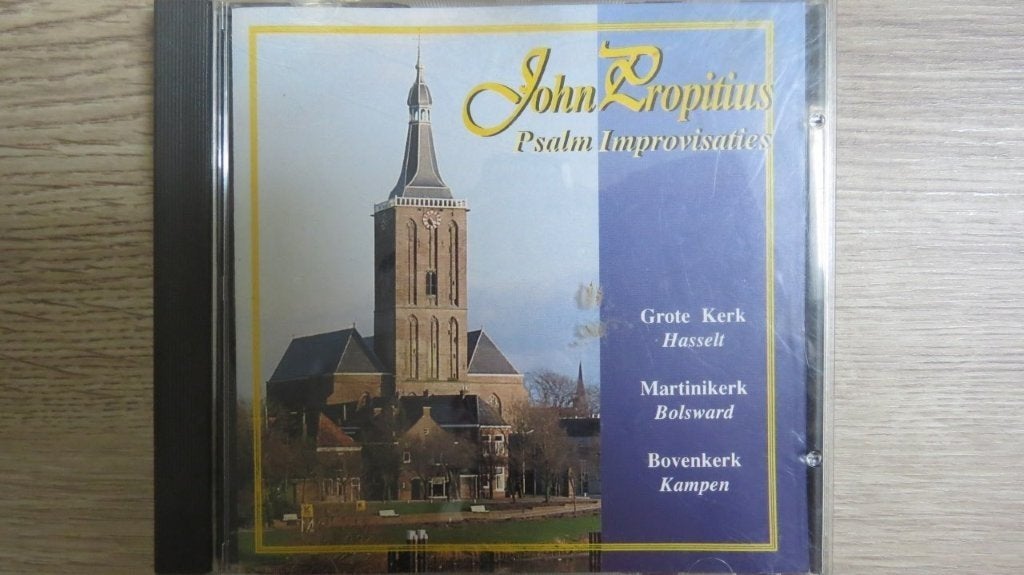 Cd orgel: John Propitius, Psalmimprovisaties, Hasselt Kampen, Ophalen of Verzenden, Zo goed als nieuw, Gospel