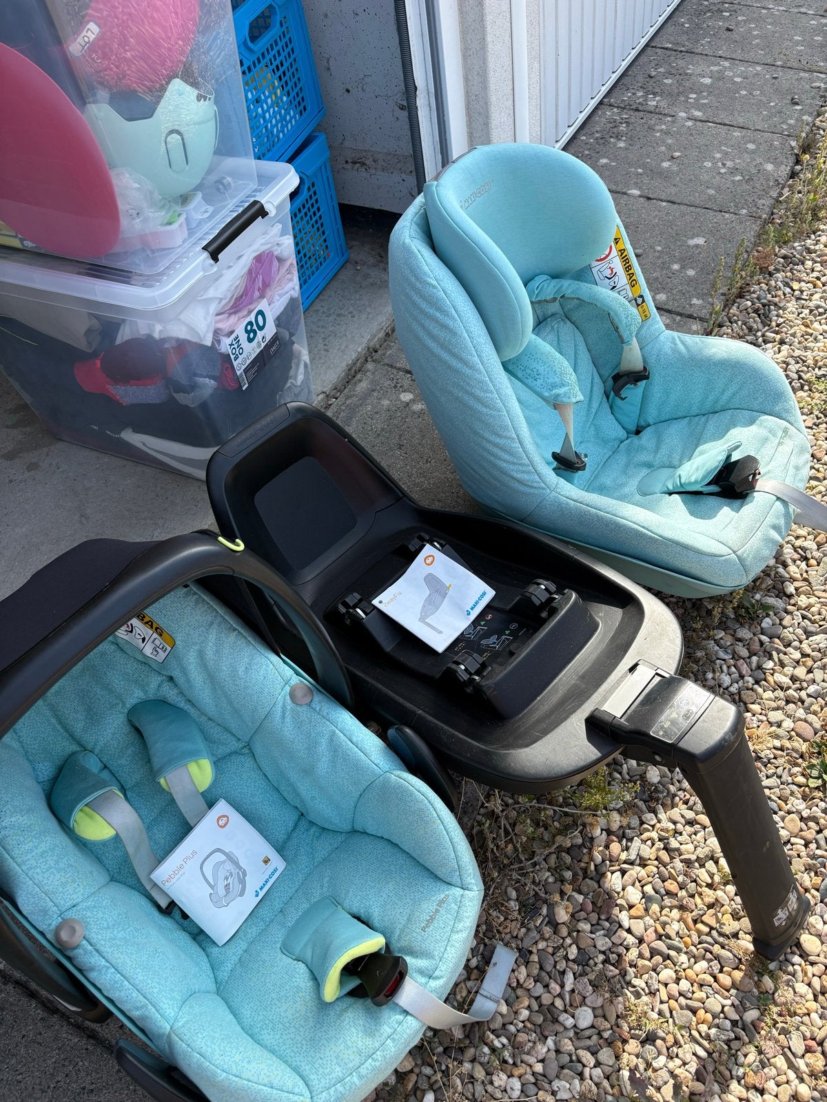Maxi cosi Peble Plus SET, Ophalen, Gebruikt, Isofix, 0 t/m 13 kg
