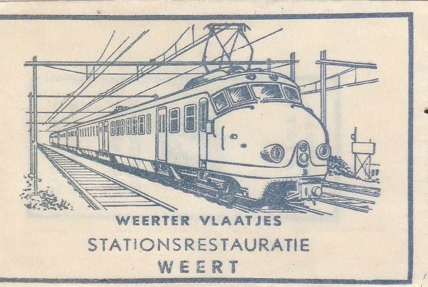station Weert - Weerter vlaatjes - hondekop trein, Ophalen of Verzenden