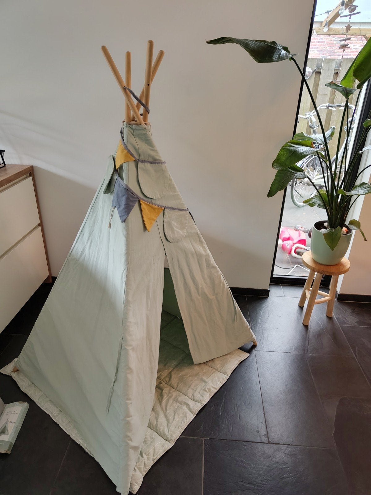 Little Dutch Tipi tent Mint - Speeltent voor kinderen, Ophalen of Verzenden, Gebruikt, Overige typen