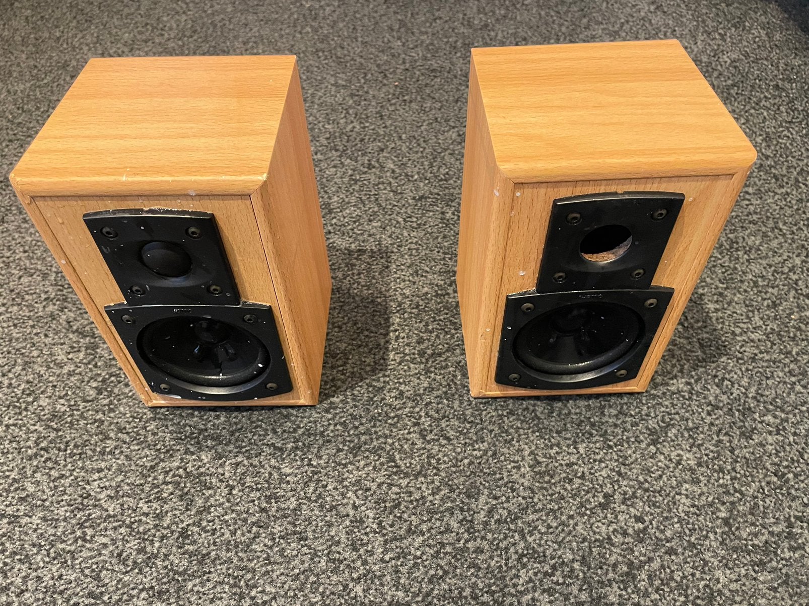 Jamo E500 speakerset hout, Ophalen of Verzenden, Zo goed als nieuw, 60 tot 120 watt, Jamo
