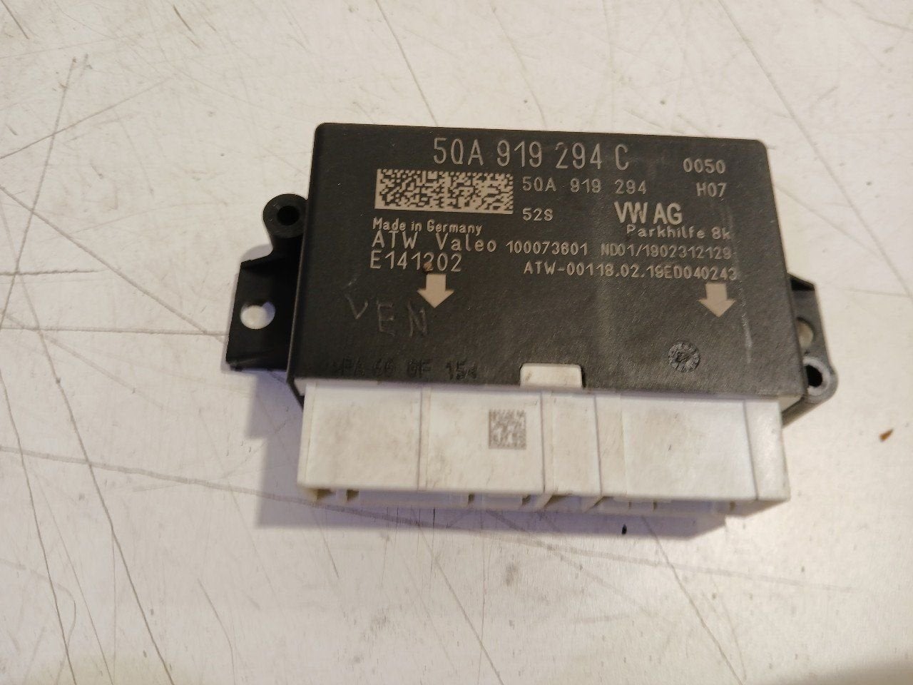 Computer park distance control Volkswagen Polo, Onderdelen@venauto.nl, Van der Ven Autorecycling B.V., Gebruikt, Ettenseweg 76, 4706 PB Roosendaal, The Netherlands