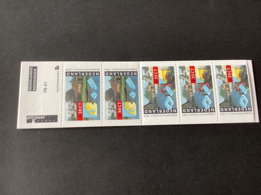 1991, postzegelboekje PB41, Verzenden, Na 1940, Postfris