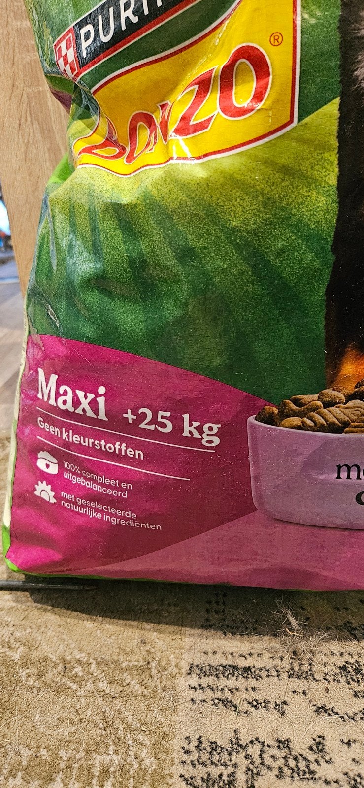 Nieuwe dichte zak Bonzo maxi brokken, Dieren en Toebehoren, Dierenvoeding, Ophalen, Hond