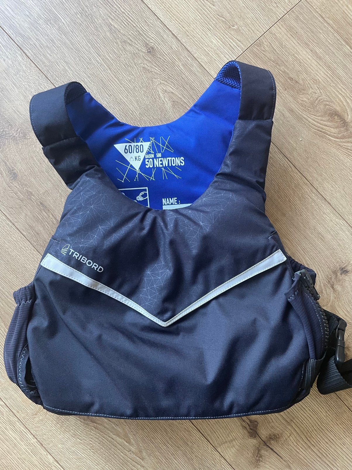 Zwemvest 50 Newton 60-80kg nieuw, Watersport en Boten, Watersportkleding, Ophalen of Verzenden, Nieuw, Dame of Heer, Reddingsvest of Zwemvest