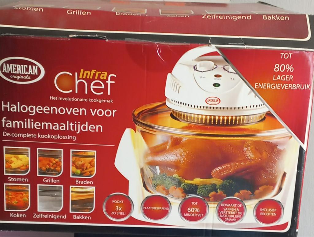 Halogeenoven, Witgoed en Apparatuur, Ovens, Ophalen of Verzenden, Nieuw, Minder dan 45 cm