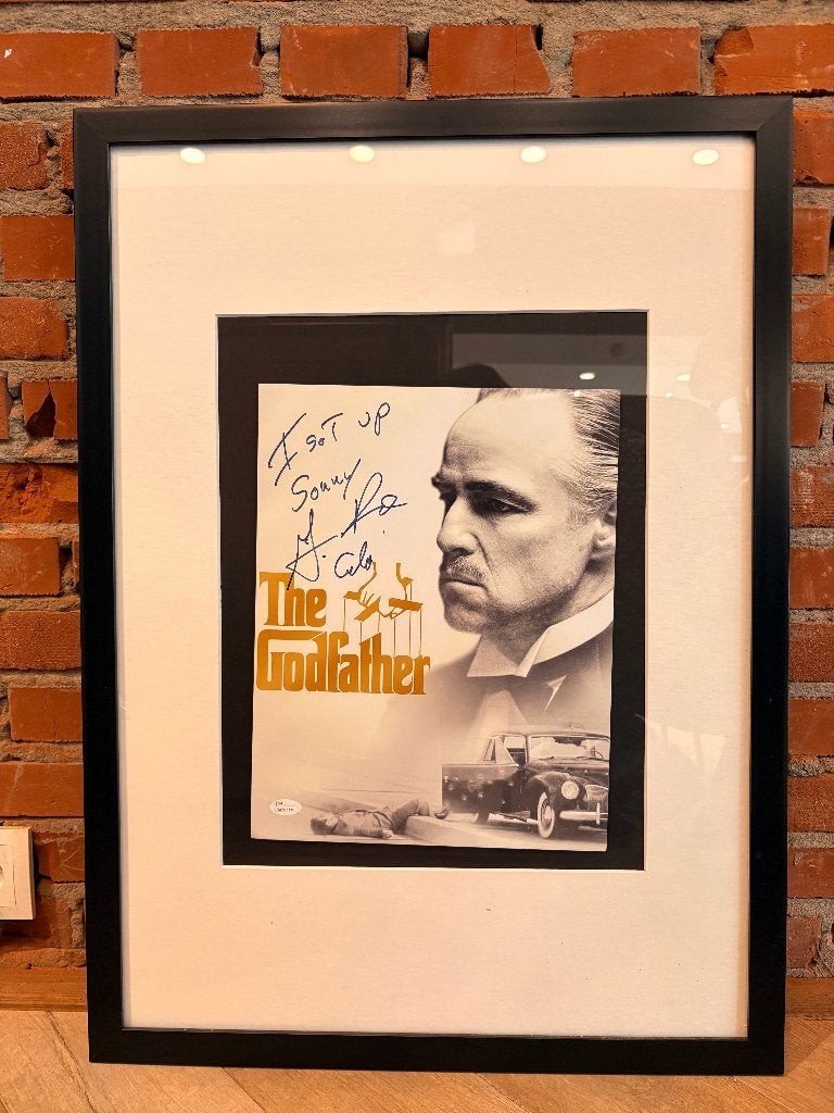 Gesigneerde 'The Godfather poster' - Gianno Russo, Ophalen of Verzenden