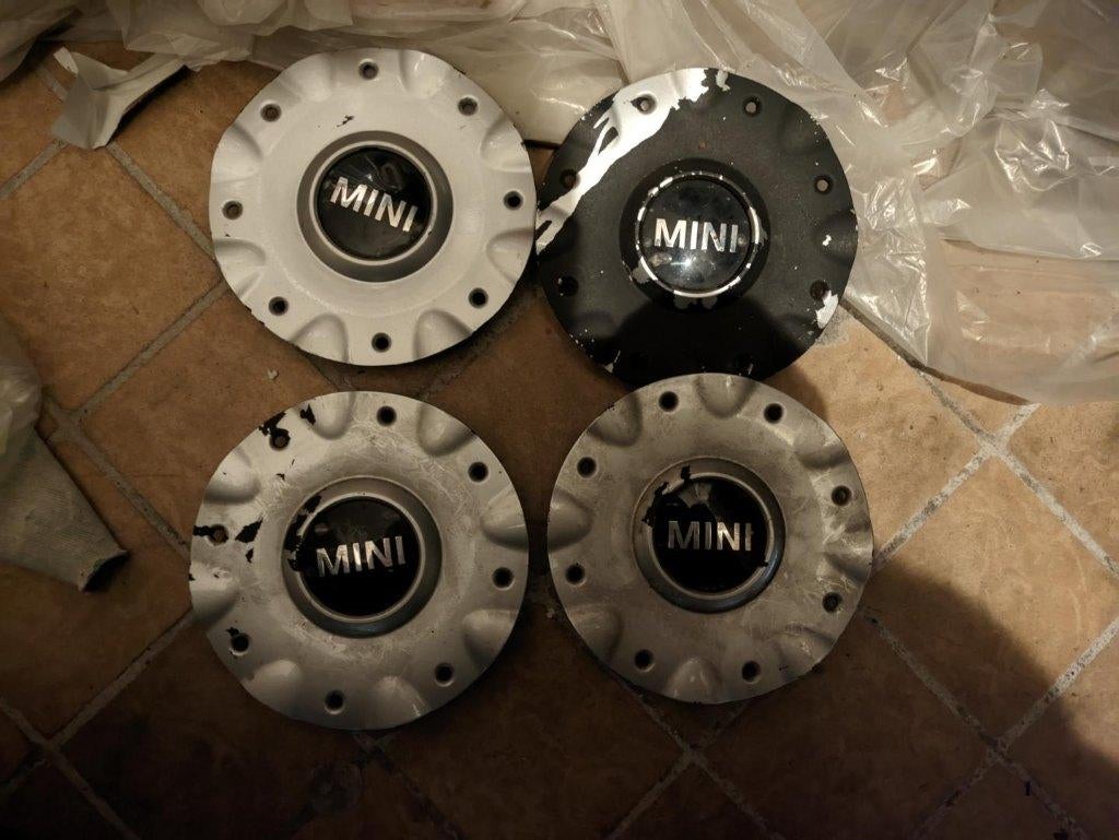 Mini Cooper R50 R52 R53 Original Center Caps, Ophalen of Verzenden, Gebruikt