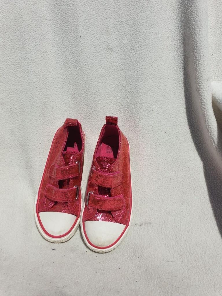 Super leuke rode glitter gympen! mt 28, Meisje, ., Schoenen, Ophalen of Verzenden