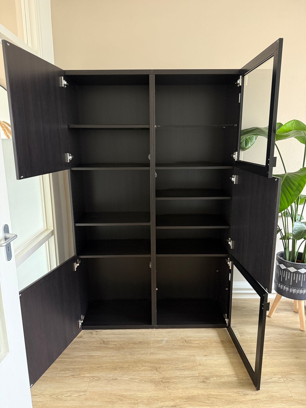 IKEA BESTA bruine kast – perfecte staat, Ophalen, Zo goed als nieuw