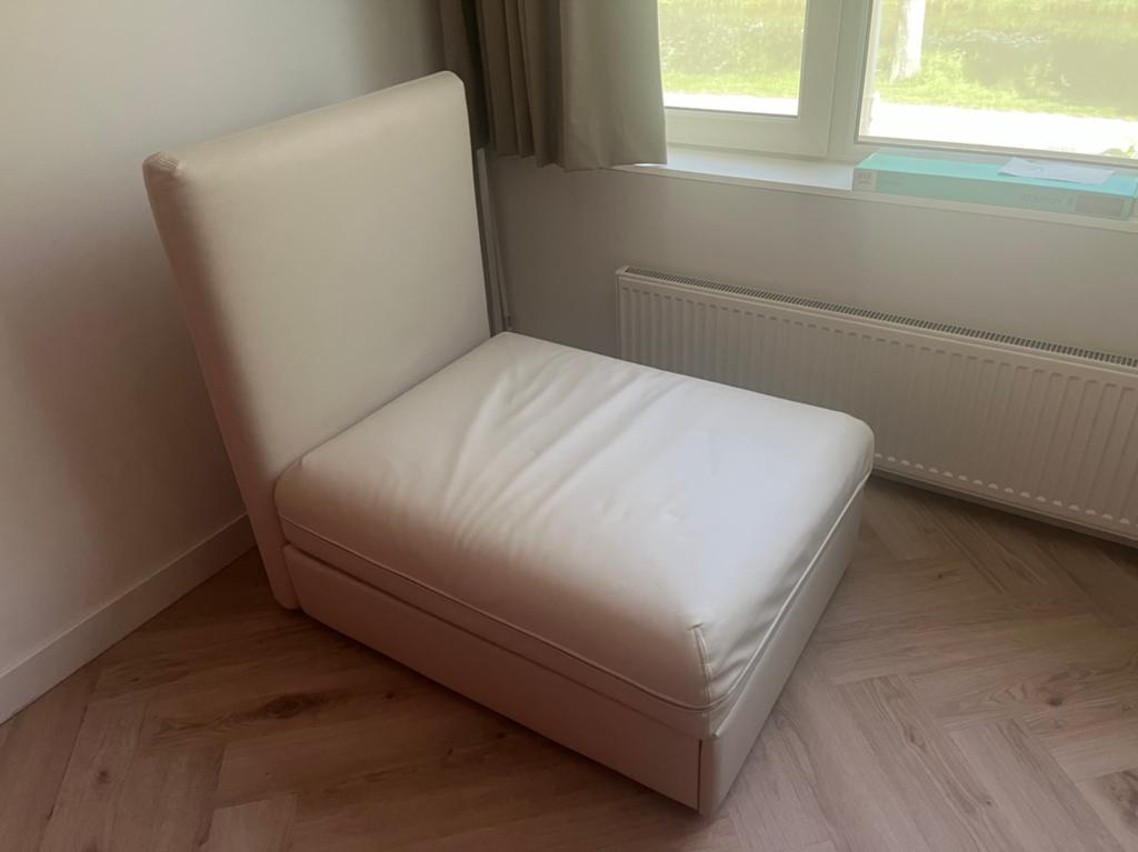 Ikea slaapbank, Ophalen, Eenpersoons, Zo goed als nieuw, 80 cm