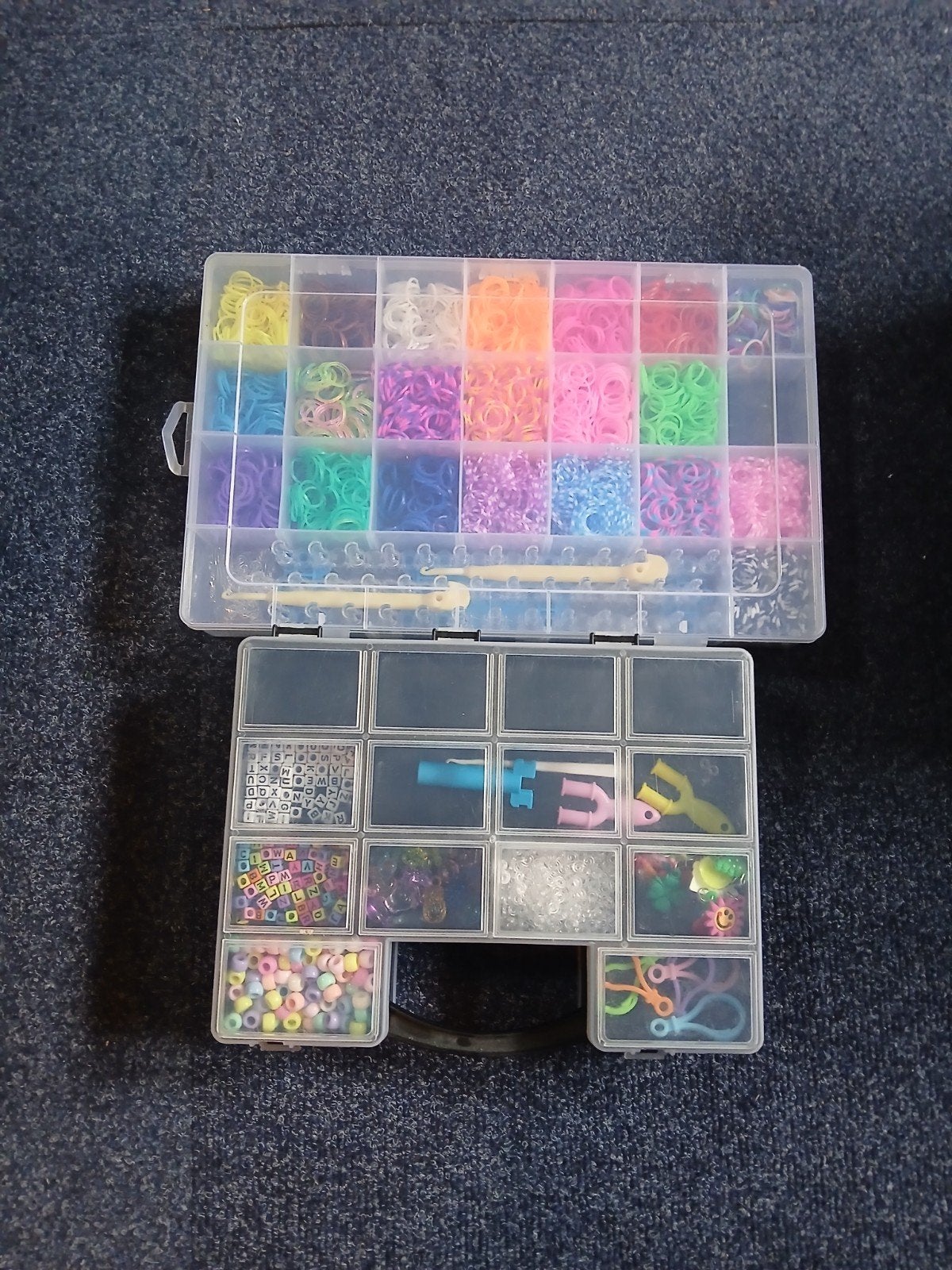 Grote Loom Bands Set met Kralen en Accessoires, Ophalen of Verzenden, Gebruikt, Kraal