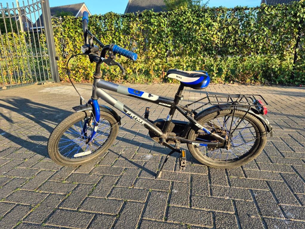 Jongensfiets 18 inch met gebruikerssporen, Ophalen, Terugtraprem, Popal funjet, 16 tot 20 inch
