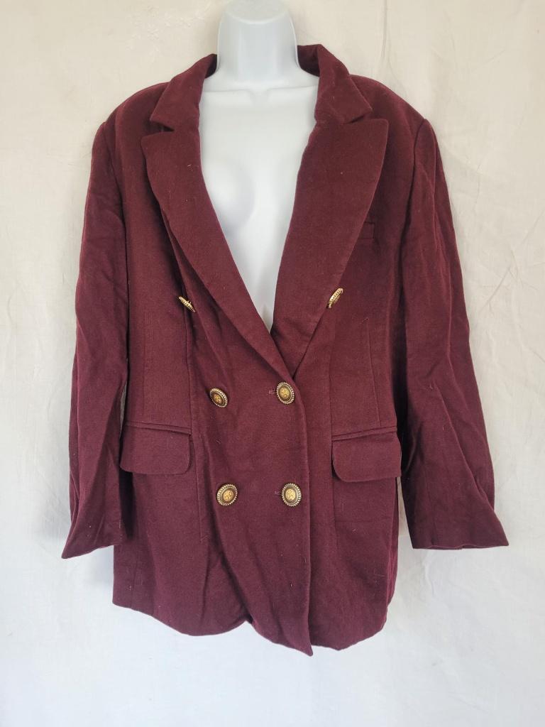Heel gaaf ouderwets bordeauxrood jasje prachtige knopen. 48, Kleding | Dames, Carnaval, ., Maat 46/48 (XL) of groter, Ophalen of Verzenden