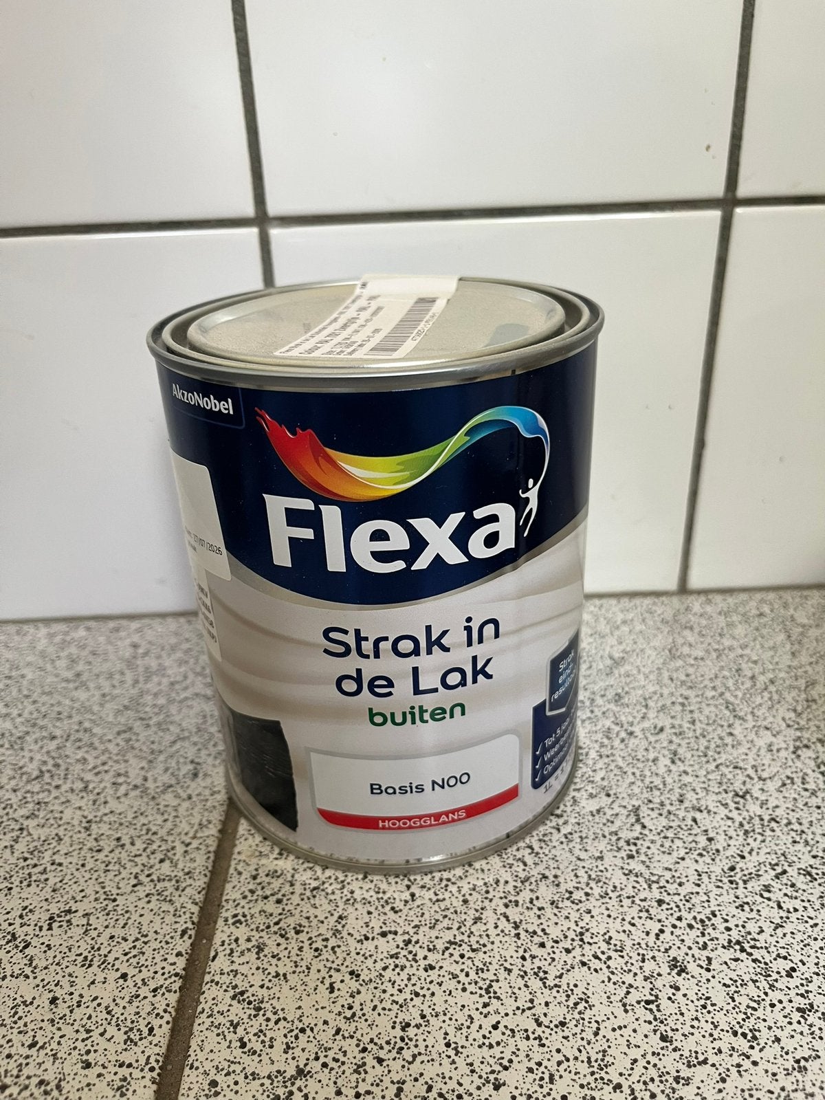 Flexa strak in de lak RAL 7021 hoogglans, Ophalen, Zwart, Nieuw, Lak