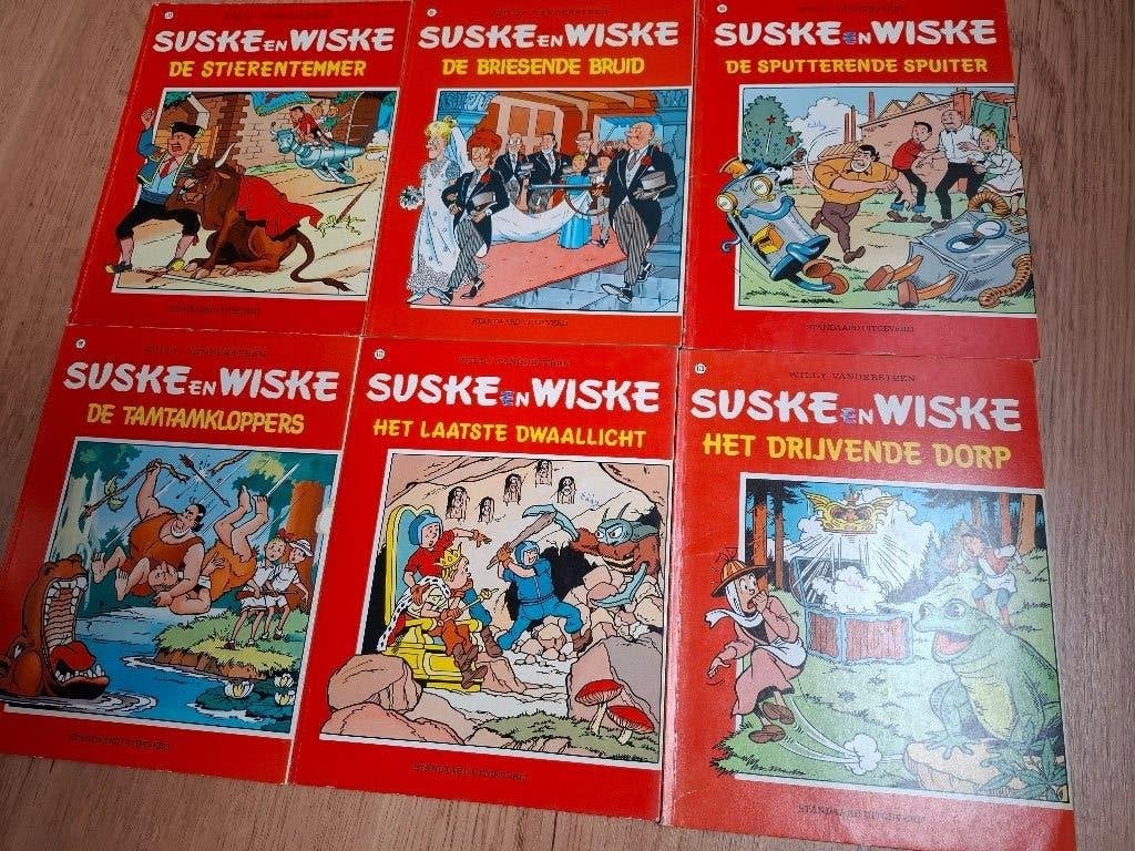 Suske en Wiske strips, Meerdere stripboeken, Ophalen of Verzenden, Gelezen, Willy Vandersteen