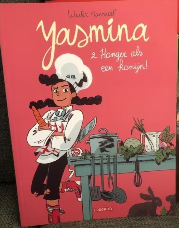 honger als een konijn yasmina b5, Eén stripboek, Ophalen of Verzenden, Zo goed als nieuw