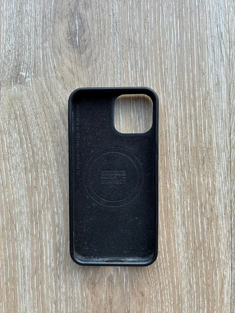 SP Connect iPhone 12 mini hoesje - Zwart, Telecommunicatie, Kunststof, Ophalen of Verzenden, Schokbestendig, SP Connect