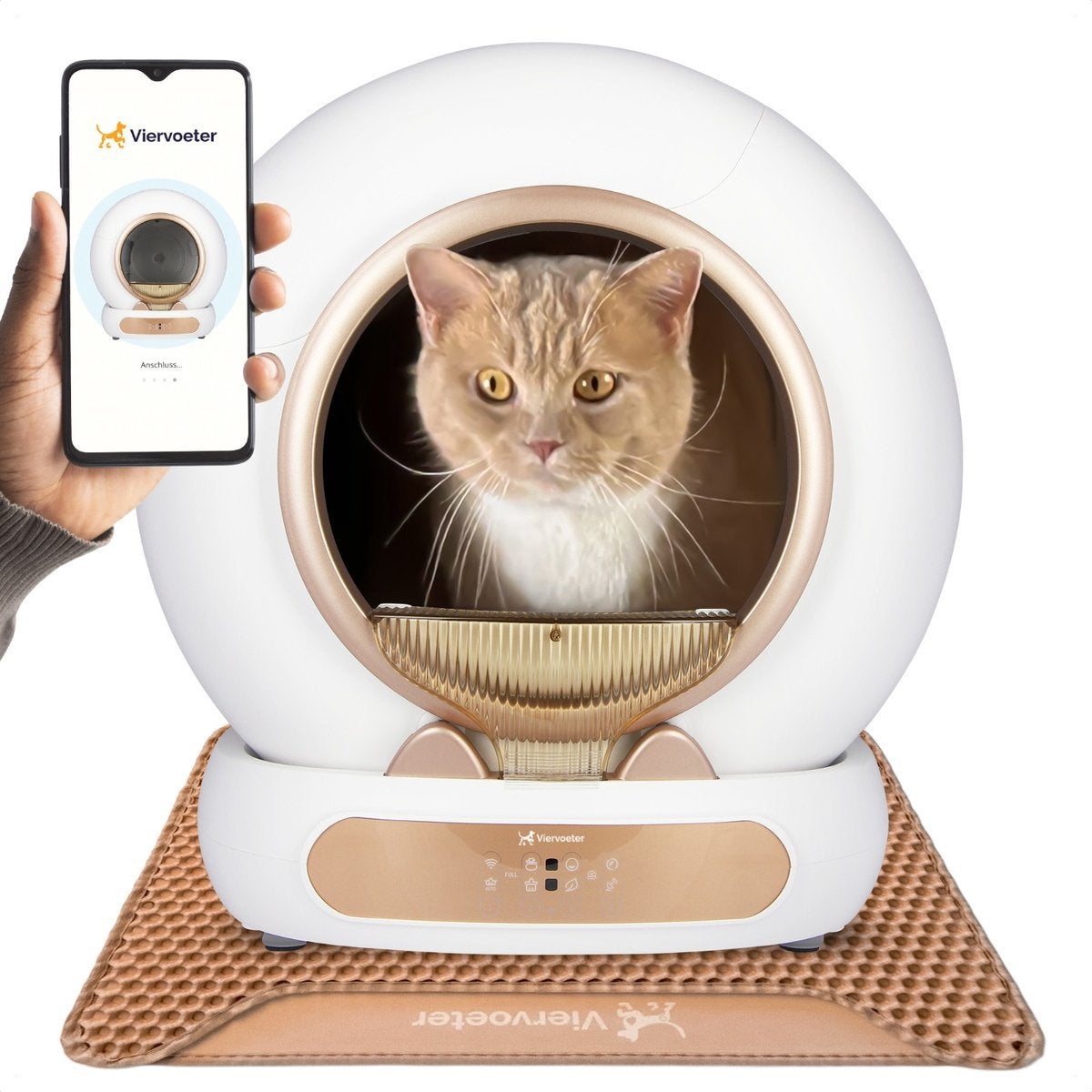 Automatisch kattenbak, Ophalen, Zo goed als nieuw