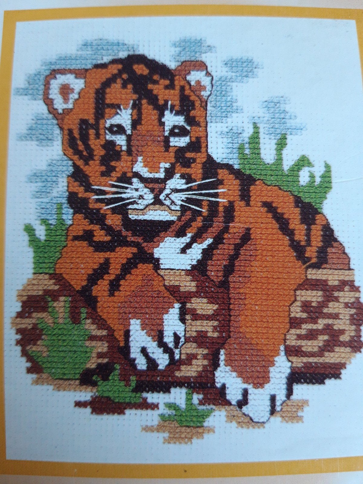 Borduren op nummer. Tijger. Nieuw., Ophalen of Verzenden, Nieuw, Borduurpakket
