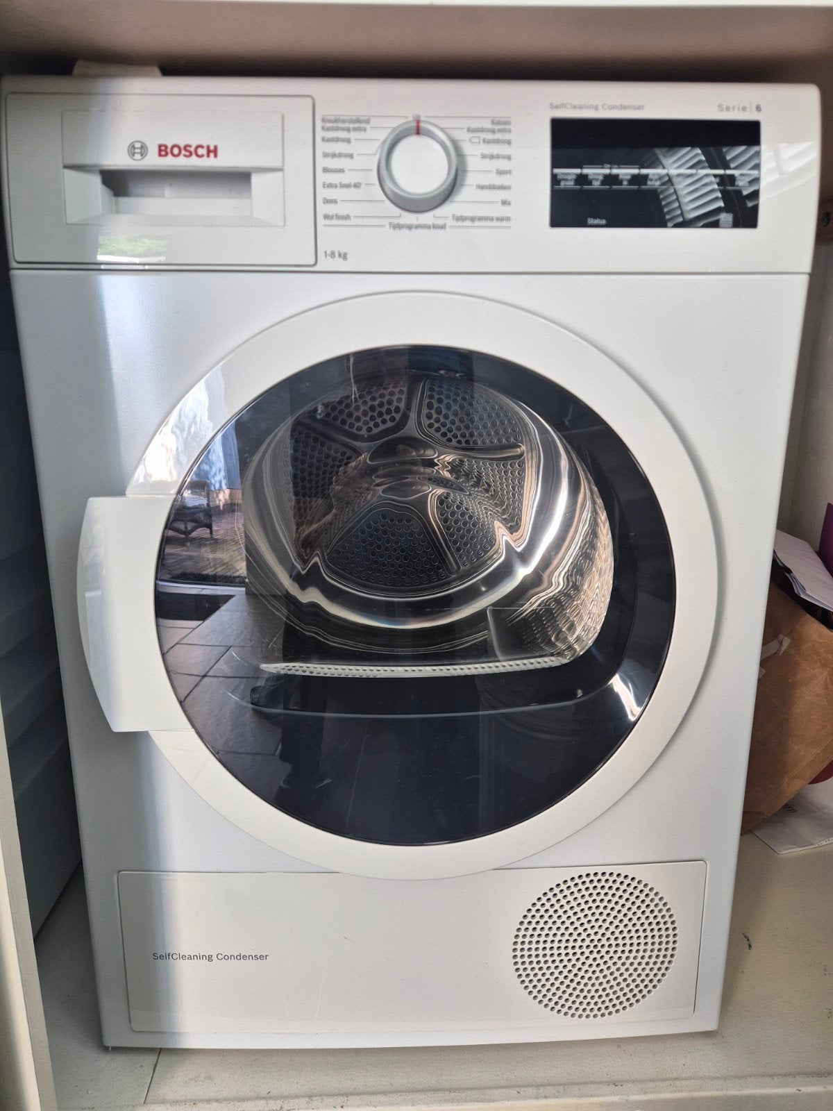 Bosch wasdroger serie 6  voor onderdelen of reparatie, Ophalen