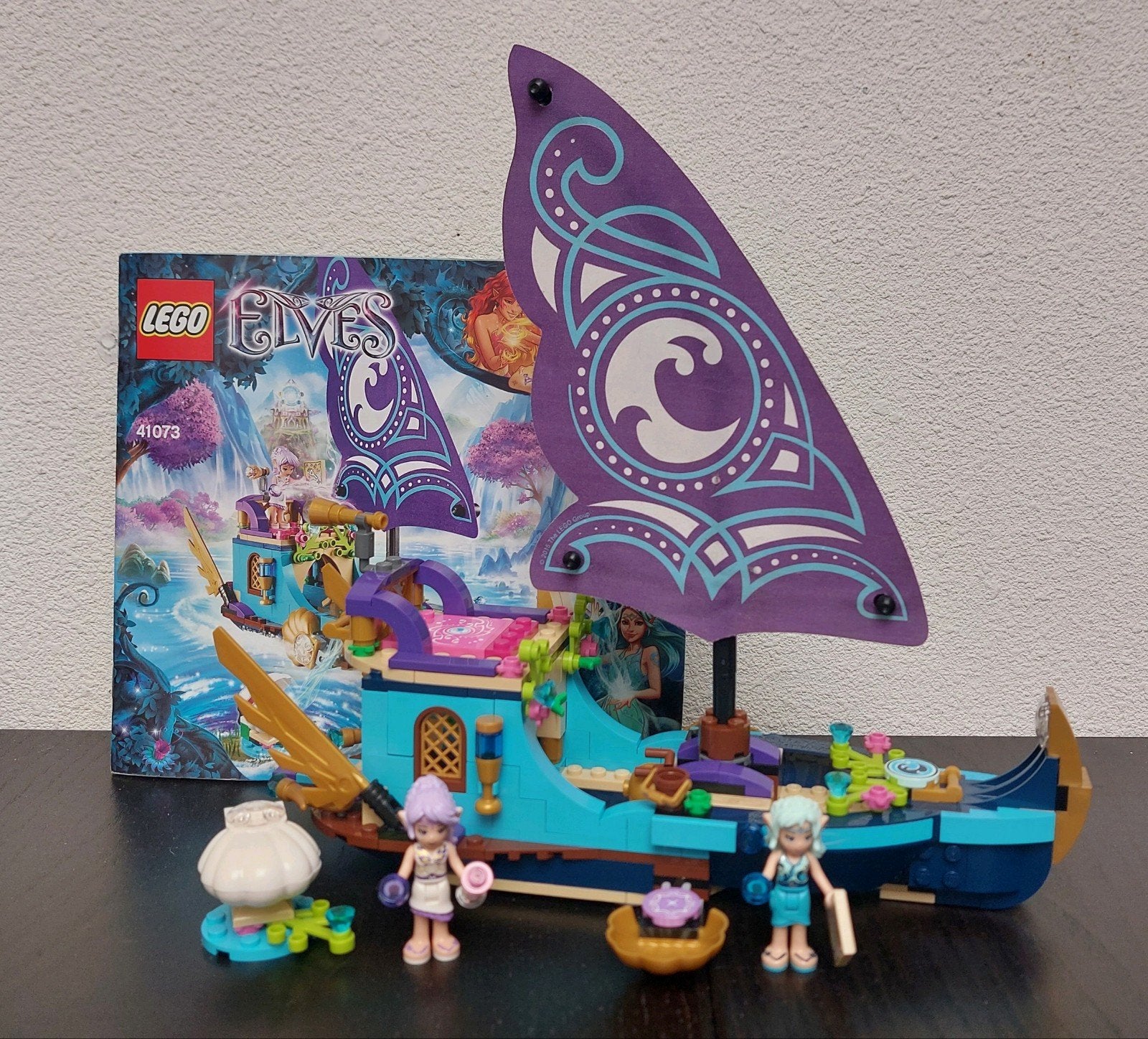 Lego Elves 41073 Naida's Avonturenschip, Overige thema's, Lego, Ophalen of Verzenden, Zo goed als nieuw