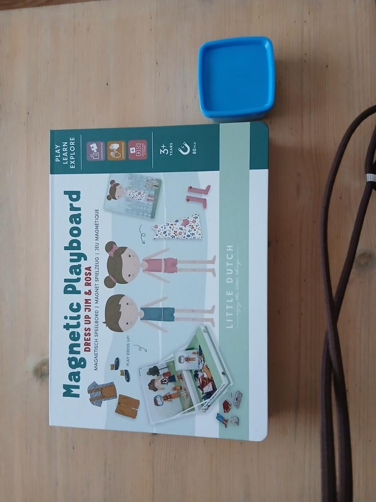 Little dutch magnetisch speelbord aankleden Rosa en Jim, Ophalen of Verzenden, Nieuw, Ontdekken