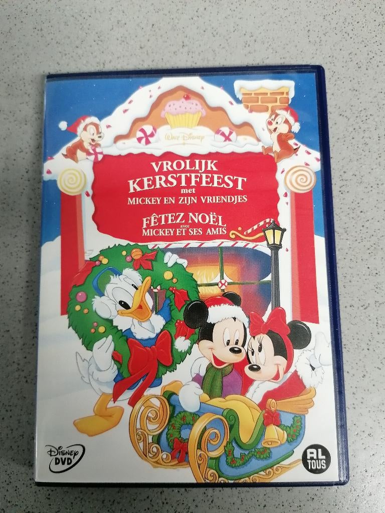 DVD: Vrolijk Kerstfeest met Mickey en zijn vriendjes, Ophalen of Verzenden, Overige figuren, Zo goed als nieuw, Overige typen