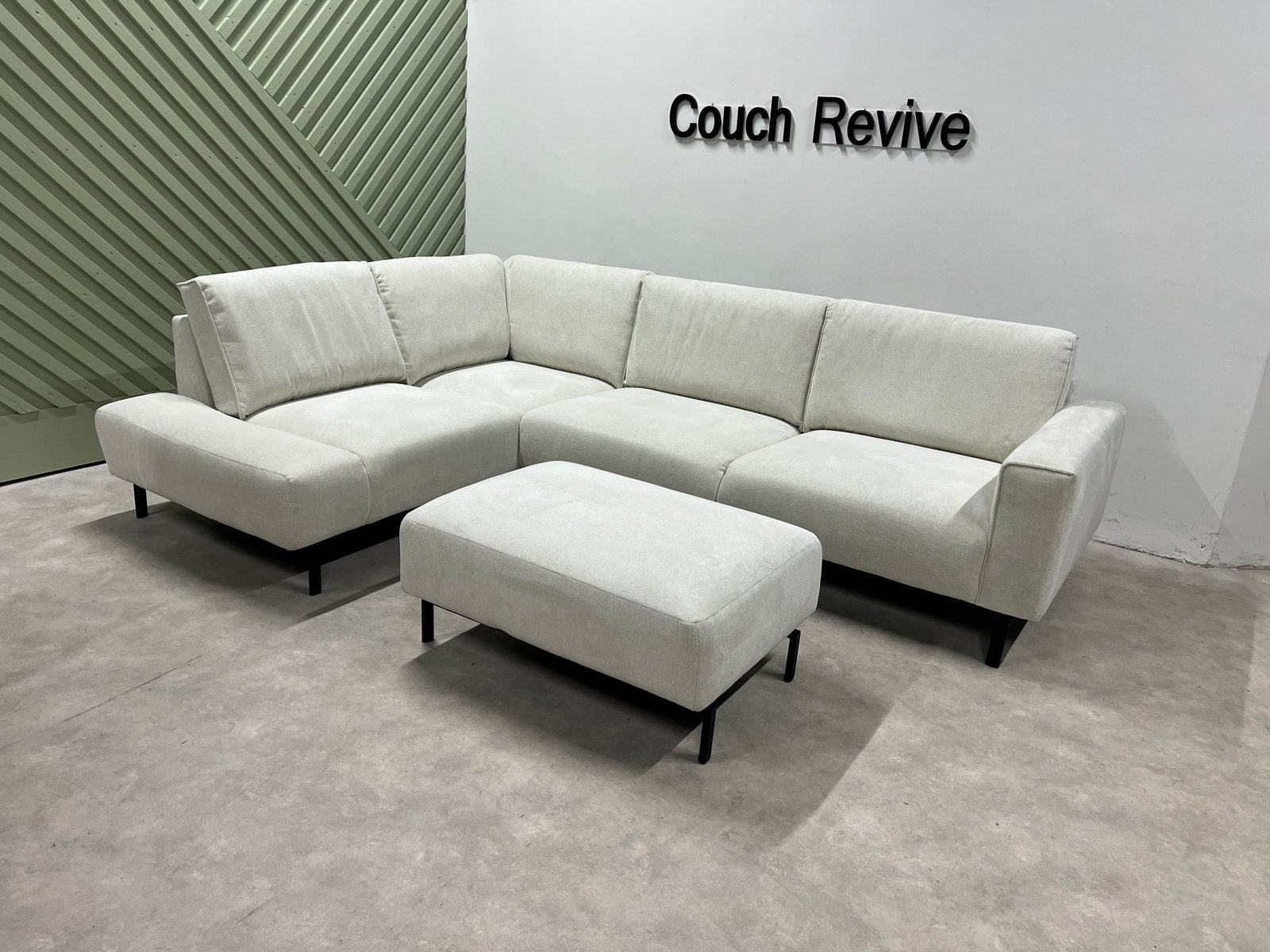 GRATIS LEVERING Z.G.A.N Loods5 hoekbank 290x200 Gereinigd, -, Verzenden, -, Zo goed als nieuw