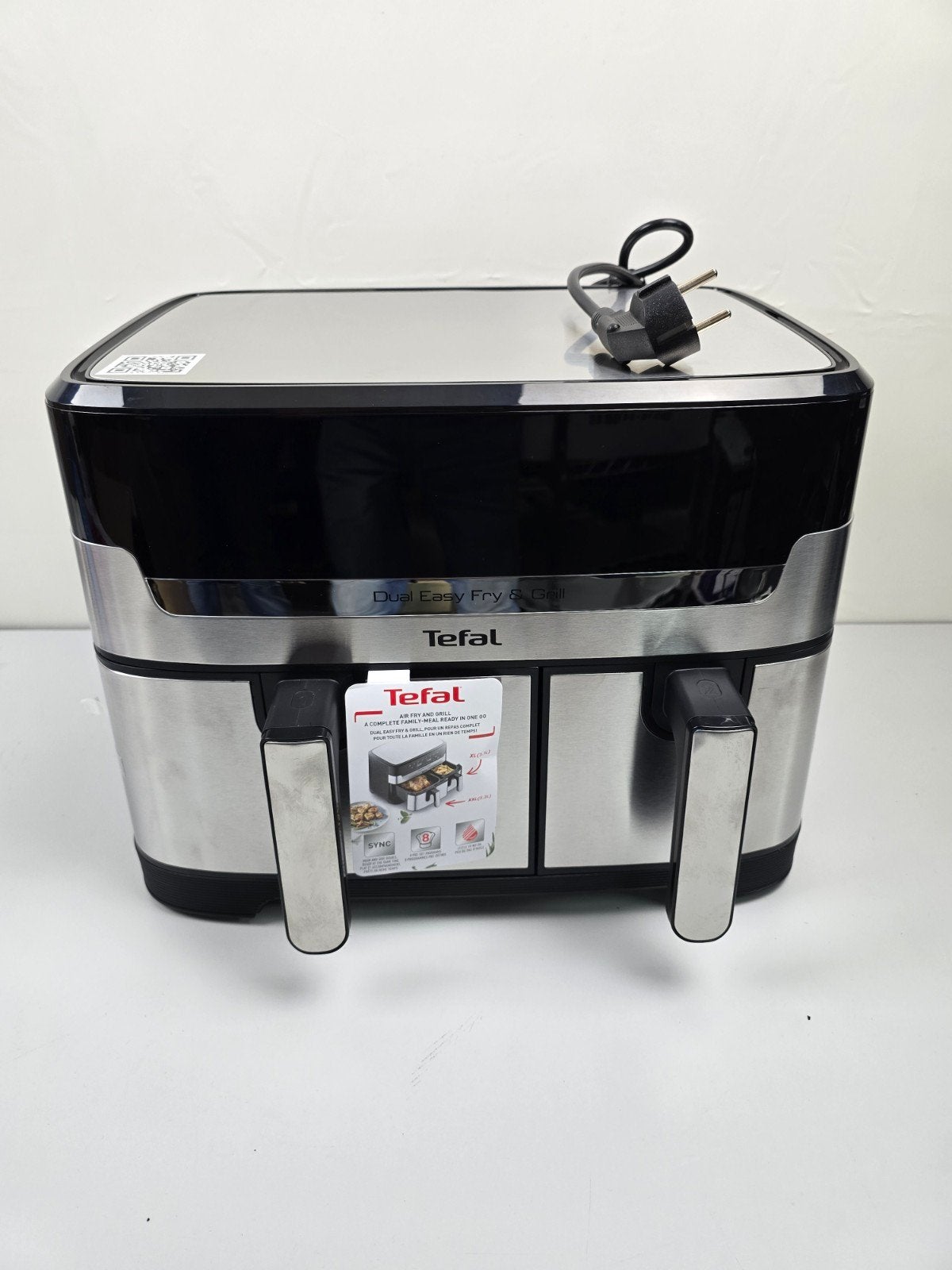 Tefal Dual Easy Fry & Grill Airfryer - Dubbele Lade 8.3L, Ophalen