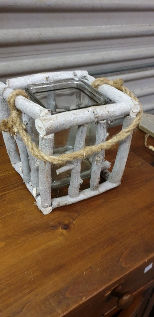 windglas voor kaars ,van hout en glas, Huis en Inrichting, Woonaccessoires | Overige, Ophalen of Verzenden, 'T Olde Gre-j, Info@toldegrej.nl