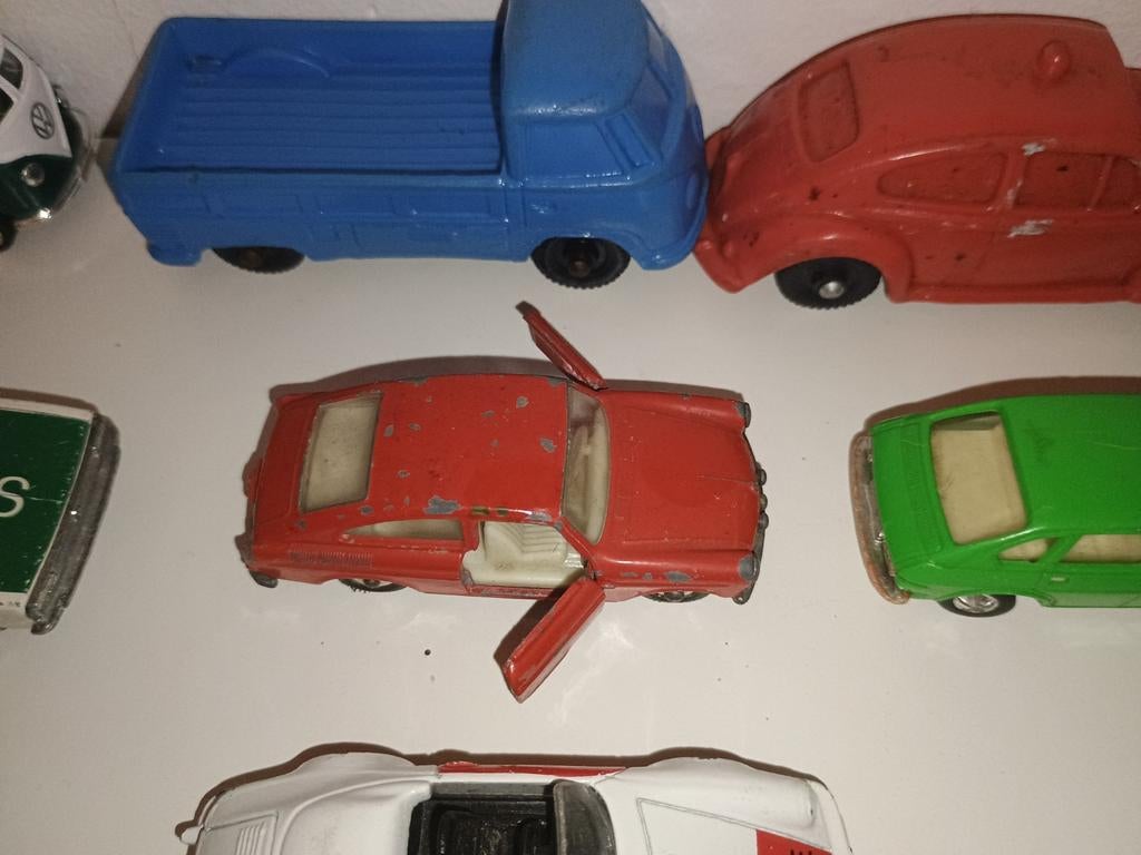 VW no.67 1600 TL matchbox lesney + edocar politie Porsche, Ophalen of Verzenden, Gebruikt, Auto