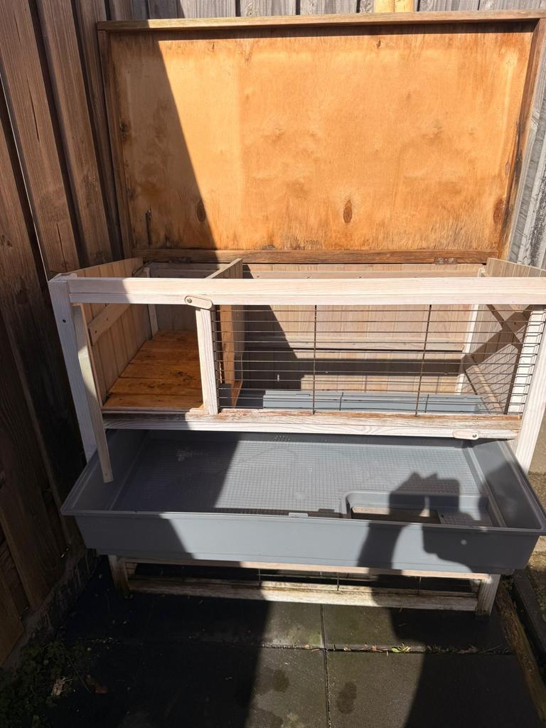 Konijnenhok, Dieren en Toebehoren, Knaagdieren en Konijnen | Hokken en Kooien, Ophalen, 90 cm of meer, Hok, 110 cm of meer
