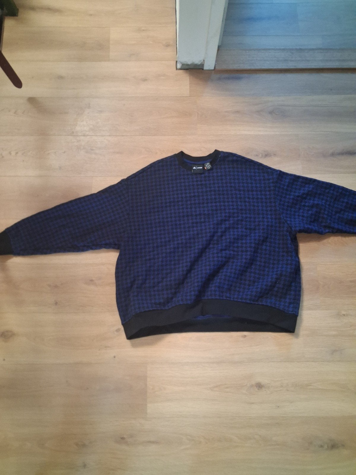 Ivy Park x Adidas Trui XXL - Blauw/Zwart Patroon, Maat 46/48 (XL) of groter, Ophalen of Verzenden, Zo goed als nieuw, Meerkleurig