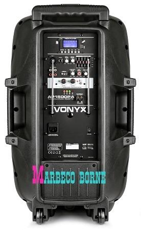 Mobiele luidspreker, Speaker, UHF Micro, Bodypack, AP1500PA, Audio, Tv en Foto, Luidsprekers, Overige merken, Vonyx, Overige typen