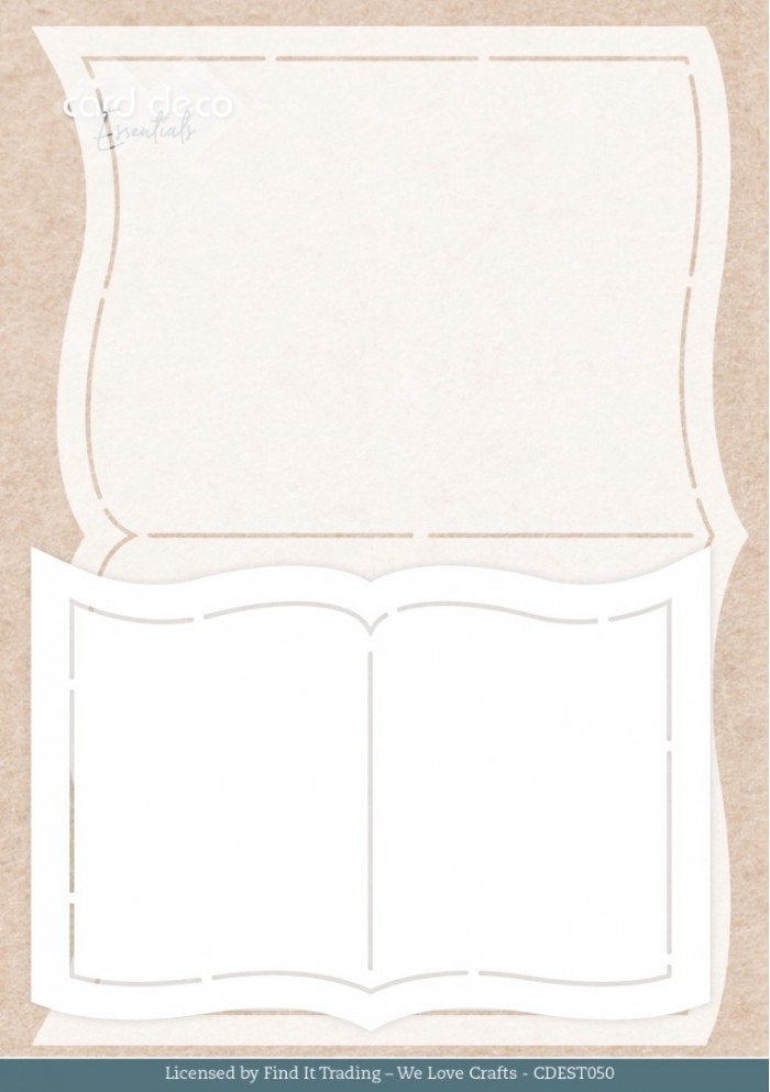 Card Deco Essentials Stencil Hygge Harmony Book CDEST050, ., Nieuw, Ophalen of Verzenden, Overige thema's