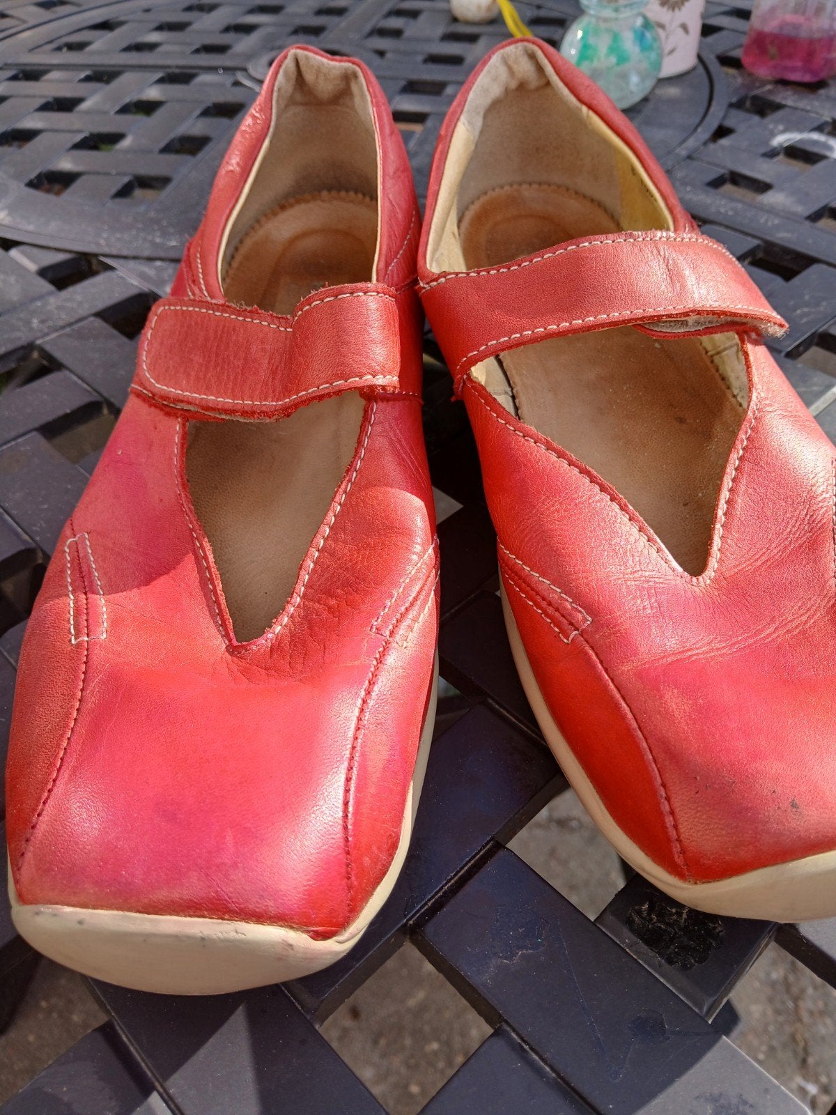 Wolky schoenen, Wolky, Zo goed als nieuw, Rood, Sandalen of Muiltjes