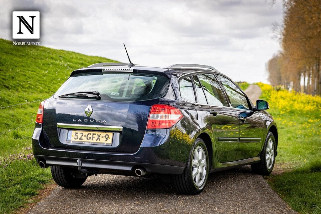 Renault Laguna Estate 2.0 16V T Dynamque | Automaat | Nap, Auto's, Gebruikt, 4 cilinders, Met garantie (alle), Blauw