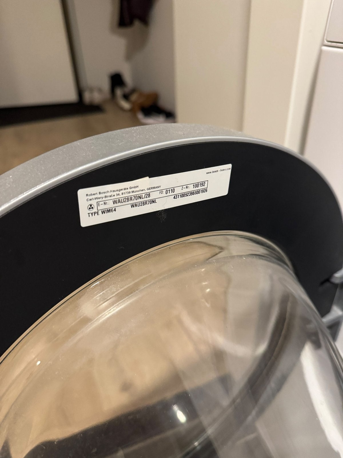Foto 3 van Bosch WAU28R70NL/28 Serie 6 Voorlader Wasmachine 9kg
