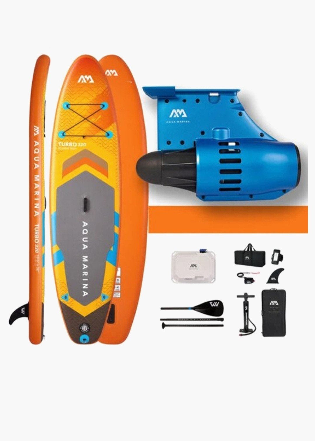 Aqua Marina Amgo Turbo E-SUP met elektrische motor, Watersport en Boten, Suppen, Nieuw, SUP-boards, Ophalen of Verzenden