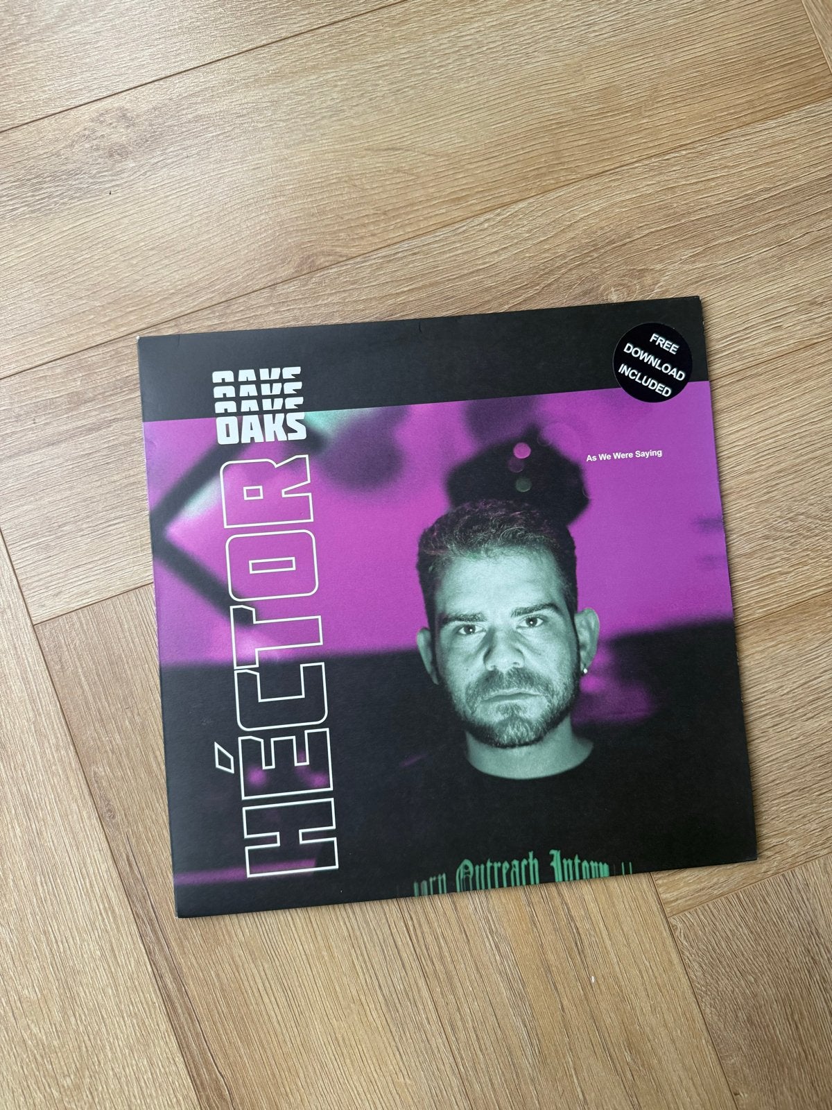 Héctor Oaks - As We Were Saying LP (Techno/Electronic), LP, Ophalen of Verzenden, Zo goed als nieuw, 12 inch