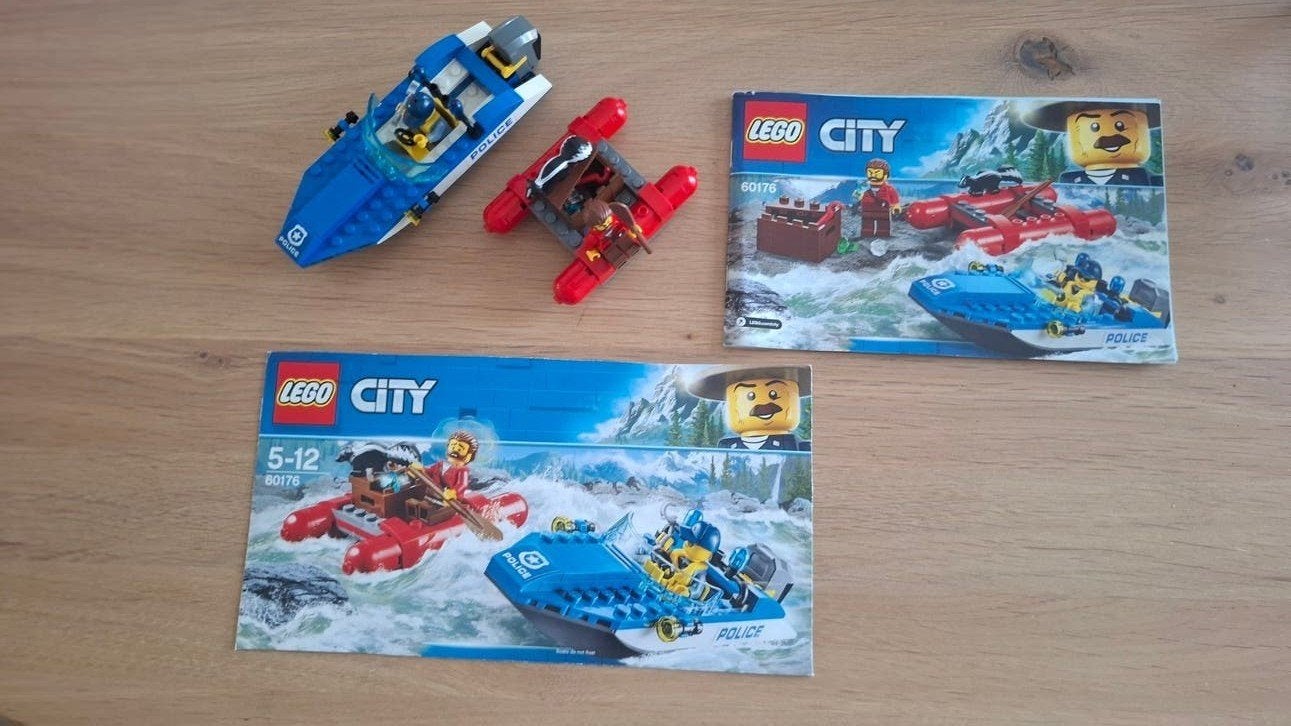 Lego City 60176 Lego Politie boot en Boef boot, Compleet, City, Lego, Ophalen of Verzenden