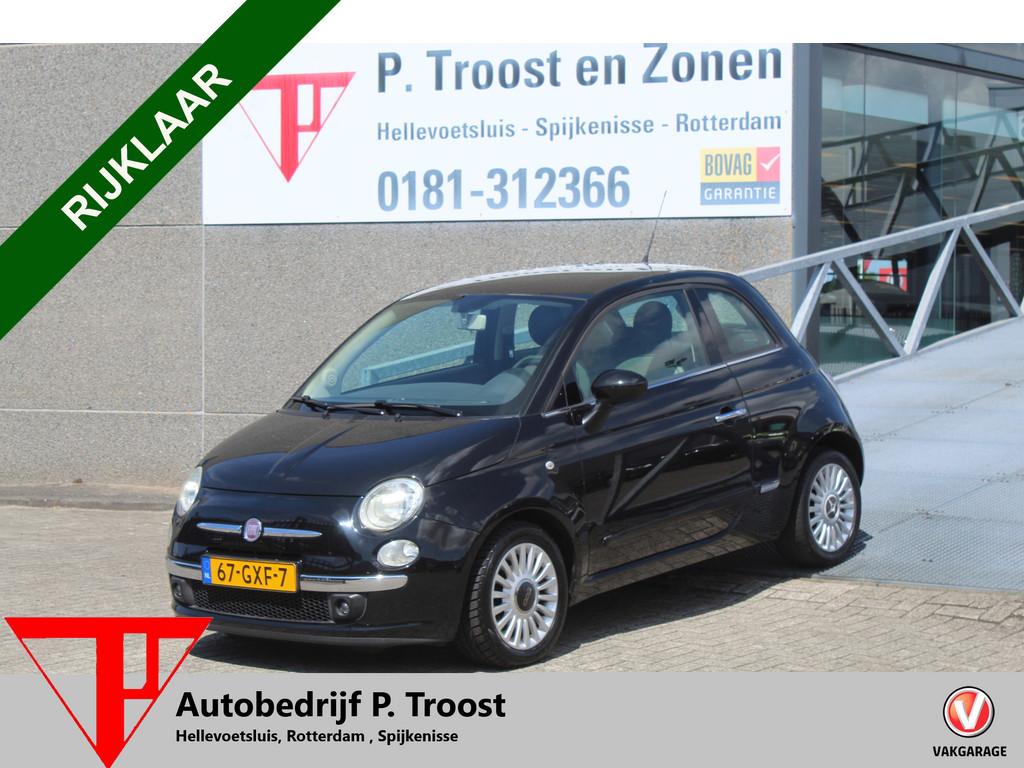 Fiat 500 1.2 Lounge Panoramadak/Airco/Radio-CD speler/Multif, Voorwielaandrijving, 12 maanden, Stof, 4 cilinders
