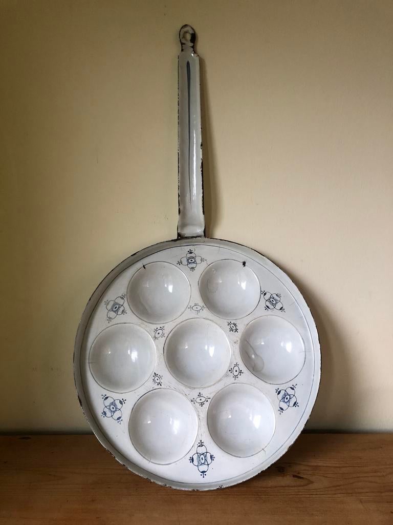 Saks emaille eierpan, Ophalen of Verzenden