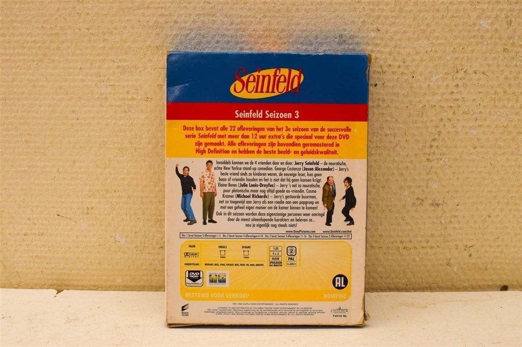 4 dvd box Seinfeld Seizoen 3 48498, Cd's en Dvd's, Ophalen of Verzenden, Gebruikt