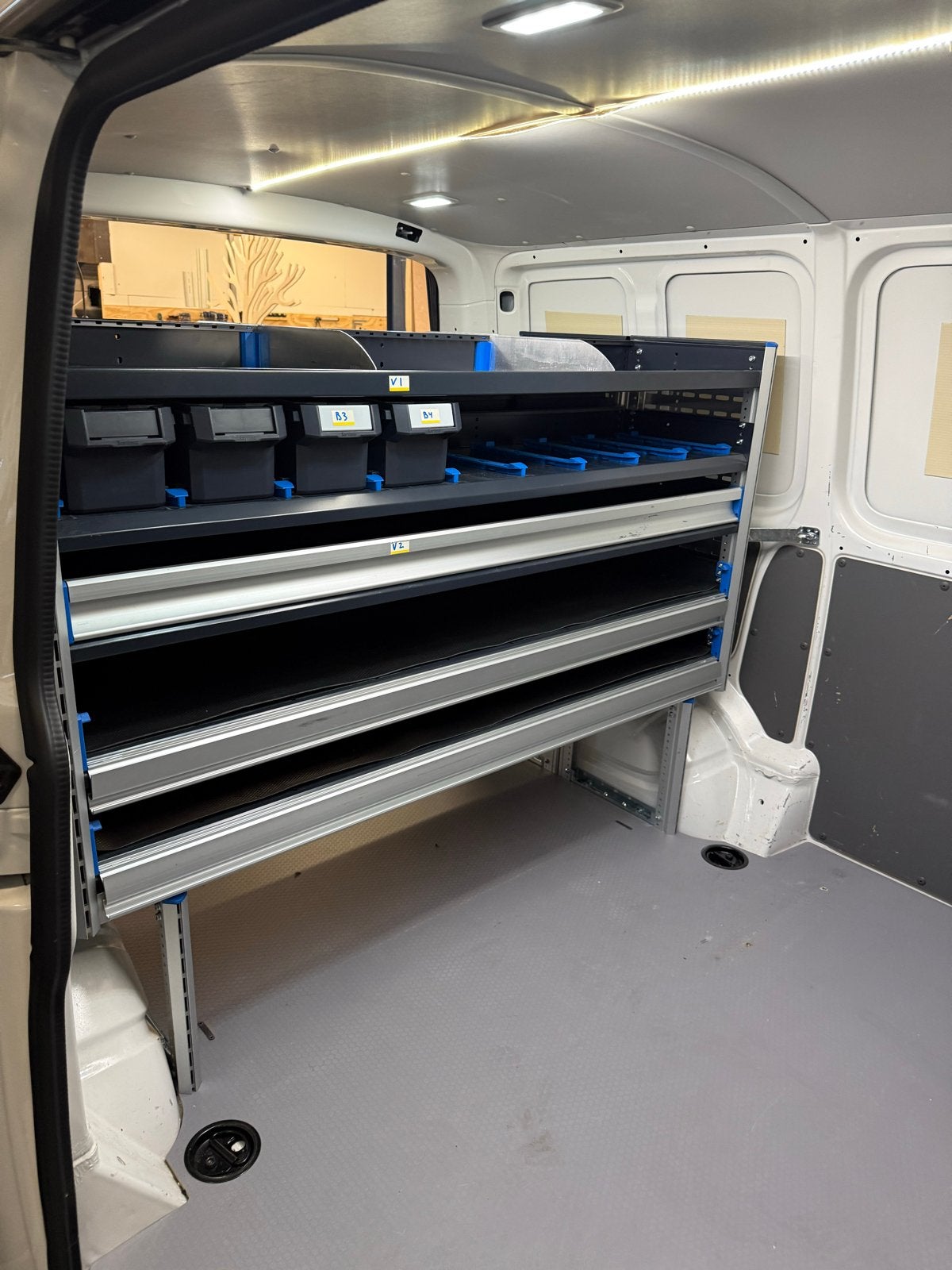 Gebruikte Sortimo bedrijfswageninrichting VW Transporter, Ophalen, Gebruikt