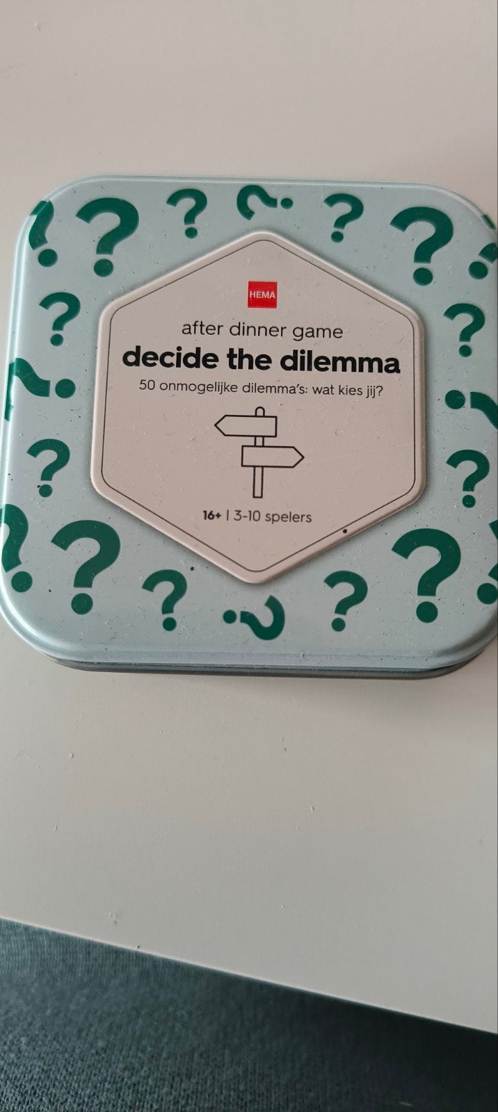 HEMA After Dinner Game: Decide the Dilemma (nieuw), Drie of vier spelers, Ophalen of Verzenden, Nieuw, HEMA