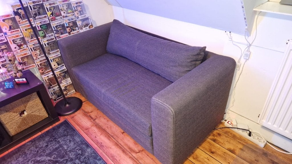 IKEA ASKEBY 2-zits slaapbank - Zeer goede staat, Huis en Inrichting, Ophalen, Tweepersoons, 140 cm, Zo goed als nieuw