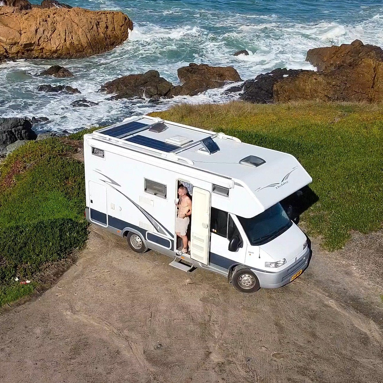 Hobby - Fiat Ducato 2.8 JTD, alkoof off grid familie camper, Alkoof, Ringverwarming, Buitenlamp, Fiat