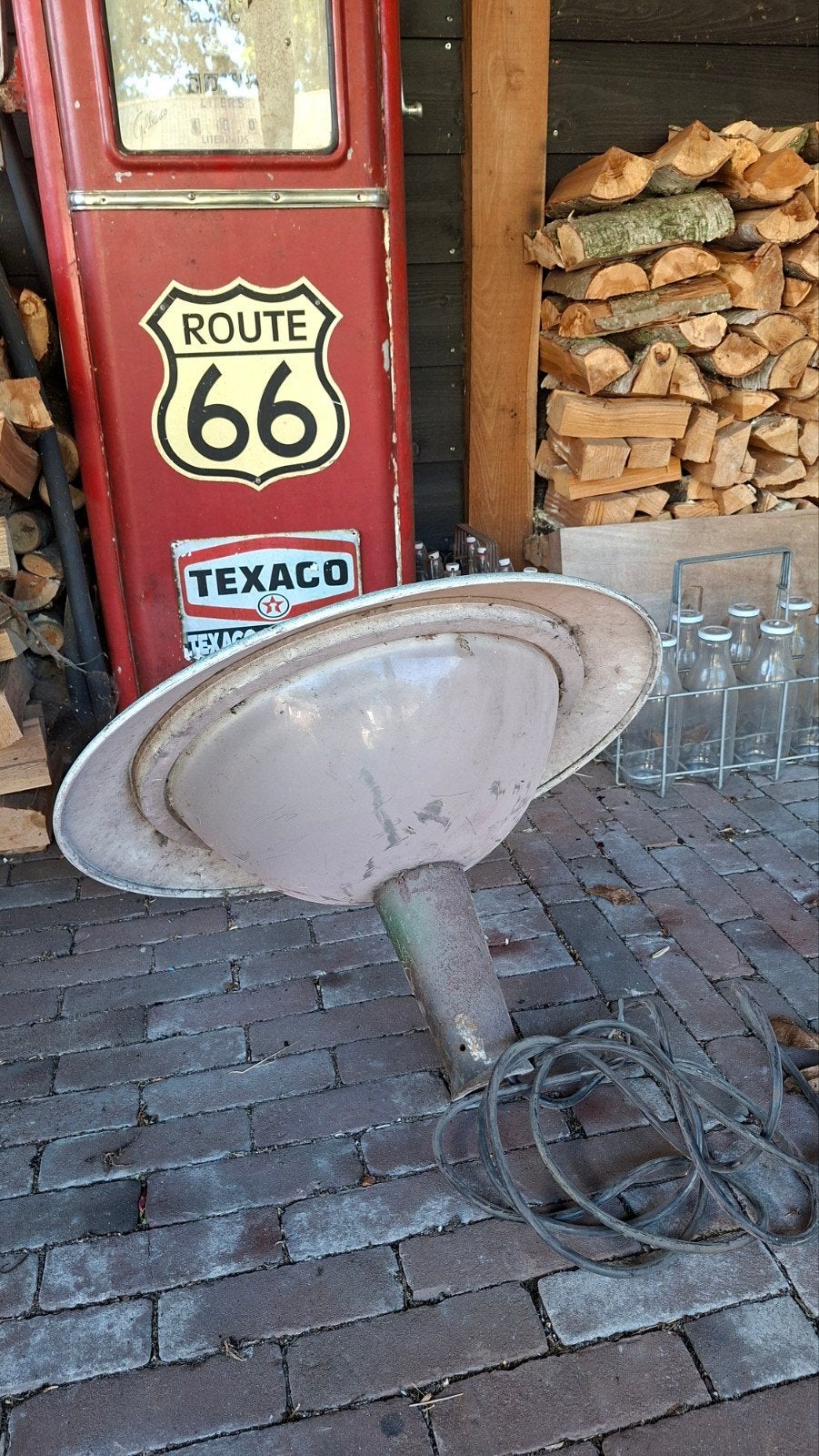 oude antieke lamp benzinepomp tokheim gilbarco, Ophalen, Overige typen